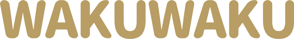 Wakuwaku Logoschrift Gold